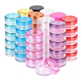 HNYYZL Contenedor Envase Vacio Balsamo 11 Colores 55piezas 5gramos