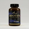 Winyel Biotina Collagen & Keratin 25,000 Mcg 60 Cáps.