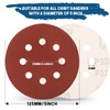 Huopueit 5 Inch 8 Hole Sanding Discs, 150 PCS 320