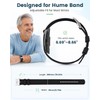 BlackPro 2 Pack Silicone Band Compatible with Hume Band Replacement