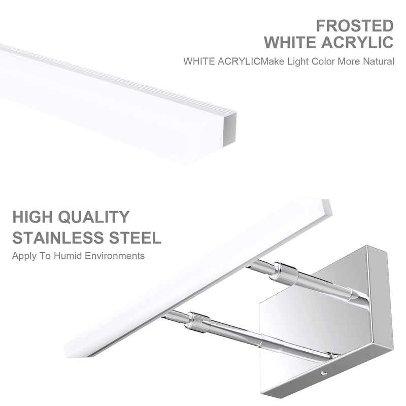 Aipsun 15.7 inch LED Vanity Lights Adjustable Bathroom Wall Light