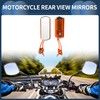 INFINAUTO Motorcycle Rear View Mirrors Bar End Side Mirrors Mount