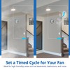LIDER Fresh Air Circulator Timer and Motion Sensor Light Switch,