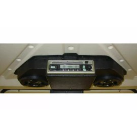 GMT EZGO TXT GOLF CART RADIO CONSOLE - BLACK WIth Jensen Marine Speakers