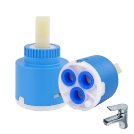 Ceramic Cartridge 35 mm, Replacement Cartridge for Single Lever Mixer, Mixer Tap, Washbasin Tap, Kitchen Tap & Shower Tap, Durable Tap Insert & Drip-Free Function