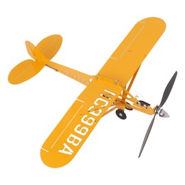 BAOFUYA Piper J3 Cub Aircraft Weathervane, 3D Garden Weathervane, Metal Airplane Weathervane, Airplane Weathervane Decoration for Gardens, Patio, Lawn (L)