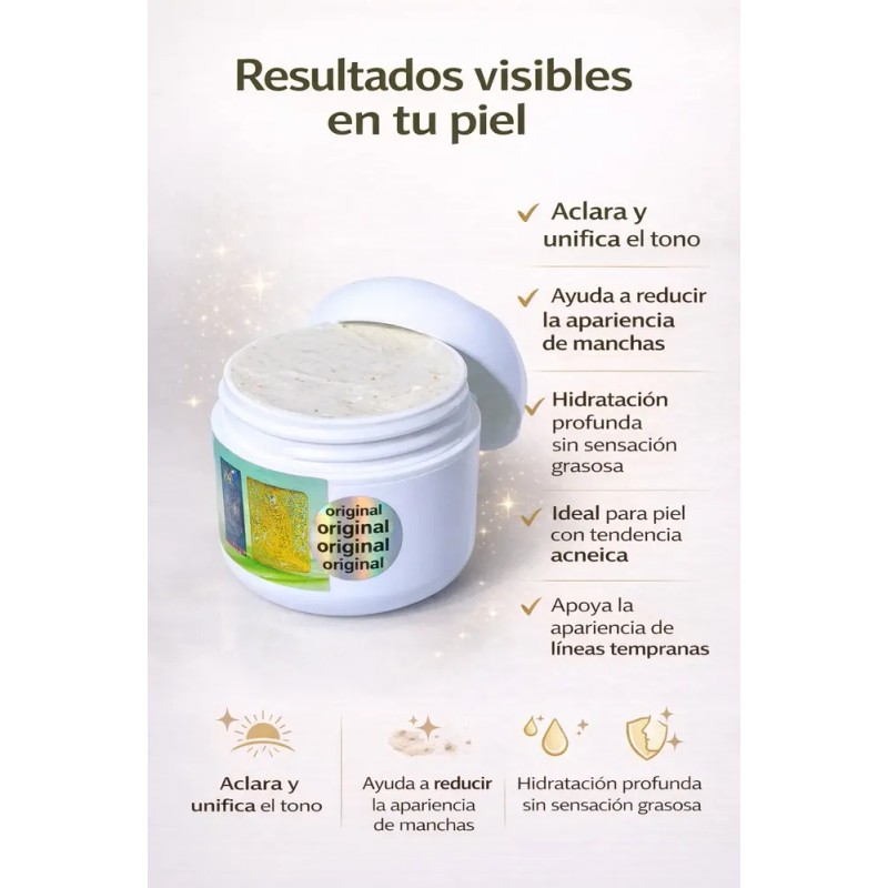 Crema Facial Mana Terza Selecta Aclarante Natural 40g