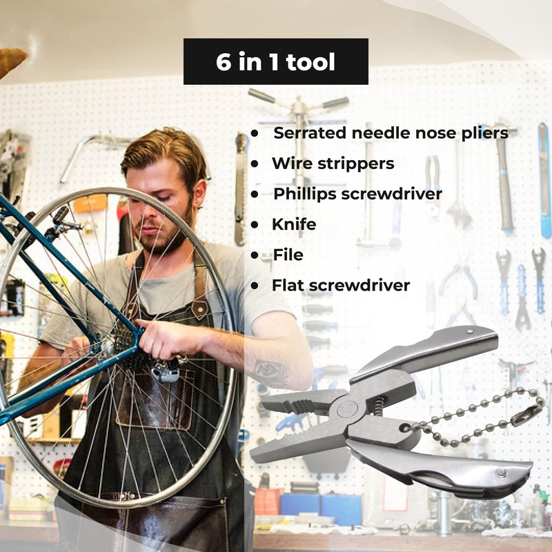 Gadgetime USA Multifunctional Stainless Steel Pliers & Mini Wrench Tool