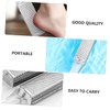 NOLITOY Foot File Double-sided Stainless Steel Callus Remover Grit Tool