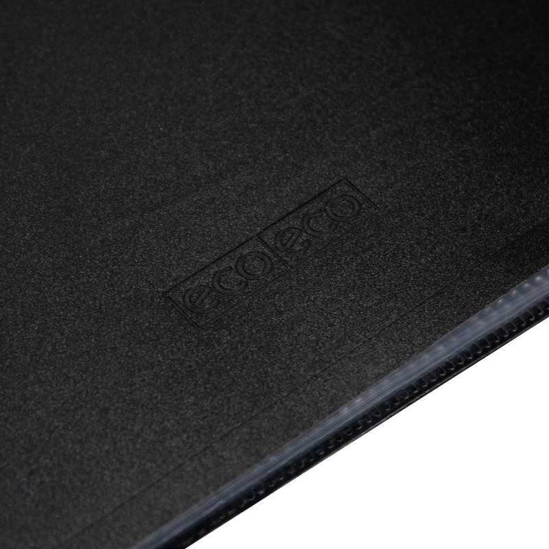 eco-eco A4 100% Recycled 20 Pocket Black Flexible Cover Portfolio
