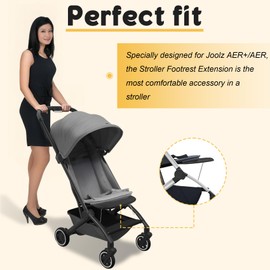 Extra Leg Rest for Joolz AER+/AER, Stroller Footrest Extension Helps Lie Flat More Easily, Extra Leg Support for Added Room, Easy Fold, Simple to Use The Rest, Comfortable Accessories for Stroller