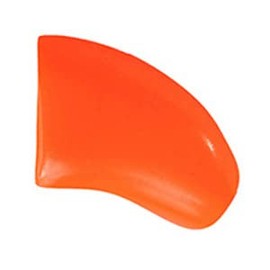 Pretty Claws 60 Piece Soft Nail Caps with Adhesive for Dog Claws - Tangerine Orange Jumbo