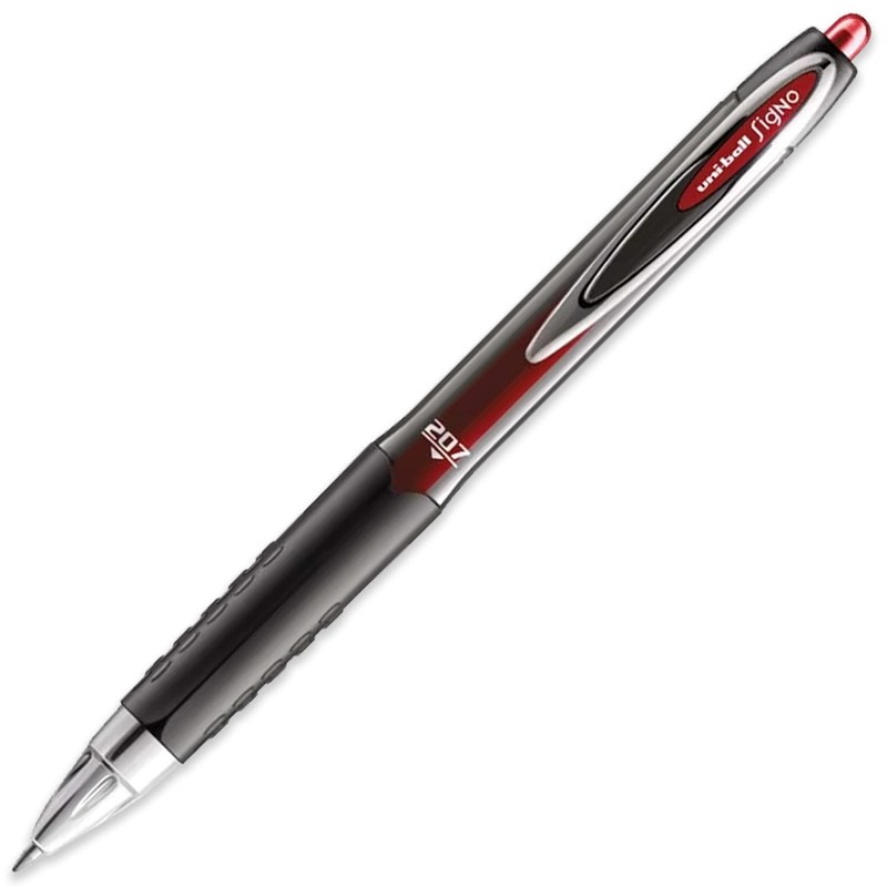 uni-ball Signo UMN-207 Retractable Gel Rollerball Pen - Black, Blue