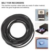 SEWACC 20pcs Recorder Rubber Belt Repair Maintenance Durable Rubber Belt