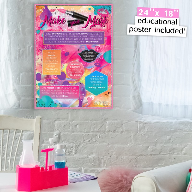 Just My Style You*niverse Lava Lip Gloss Lab, At-Home STEM