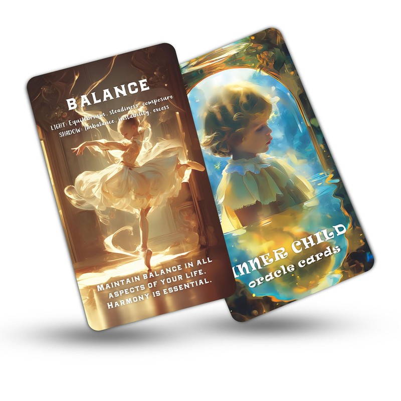 GZXINKE Inner Child Oracle Deck, Healing Oracle Cards for Beginners,