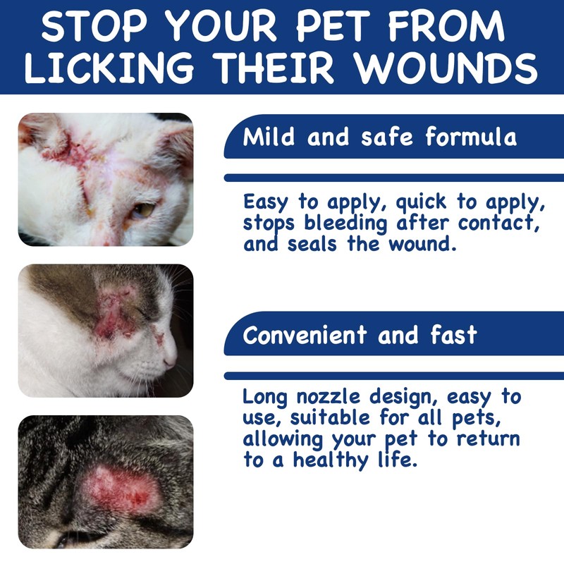 XdealCozyxc 2 Pcs Pet Wound Care Gel, Dog Leg Wound