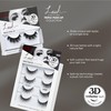 KISS Triple Push-Up, False Eyelashes, 'Babydoll', 12mm-14mm, Includes 4 pairs