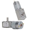 30RPM DC Worm Gear Motor Self Locking Function Rectangular Speed