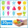 Reusable Ice Cube Tray, SilverChry Fruit Ice Cubes, Plastic, Reusable