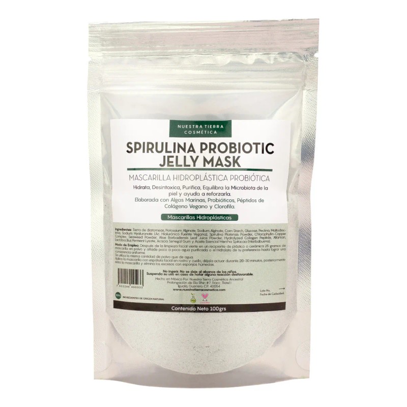 Mascarilla Hidroplastica Spirulina Probiotic Jelly