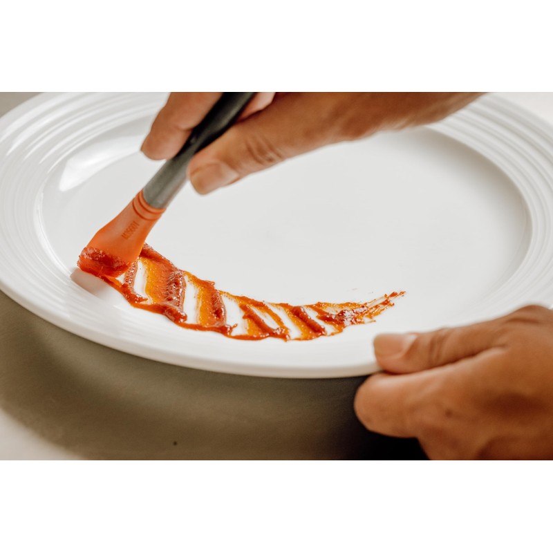 Mercer Culinary Silicone 60 Degree Angle Plating Brush