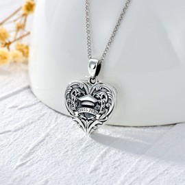 SOULMEET Graduation Gifts for His or Her, Class of 2025 Heart Locket Necklace That Holds 2 Pictures Photo Graduation Cap Pendant for Back to School Congratulation (Locket only)