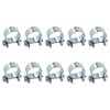 ApplianPar 3/8" Fuel Injection Hose Clamps (Pack of 10) 9/16"