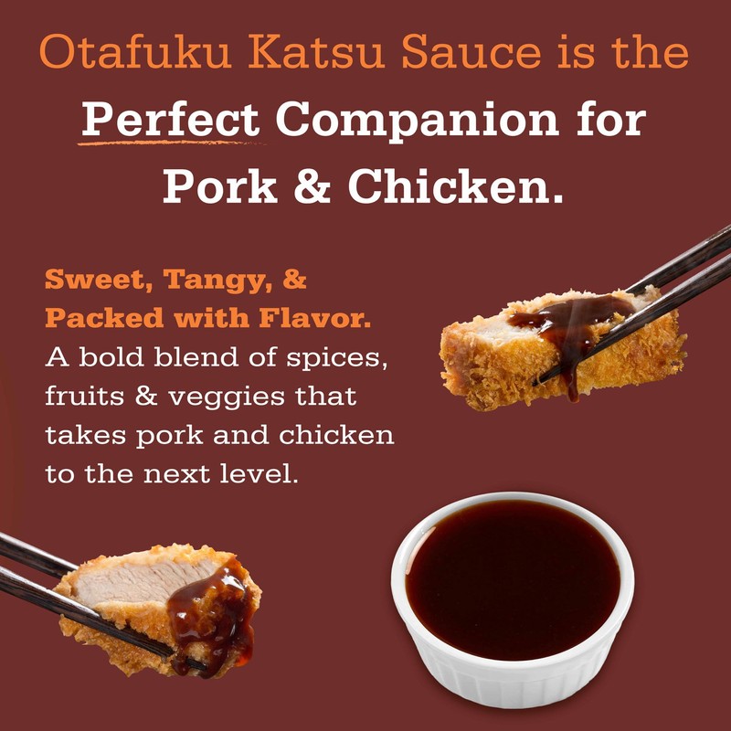 Otafuku Japanese Tonkatsu Sauce, Rich and Savory Katsu Sauce for