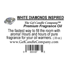 White Diamonds Inspired Long Lasting Fragrance Oil for Burners Warmers and Diffusers - 10ML