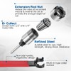Yetaha 1/4-Inch Shank Router Bit Collet Extension Chuck Converter Adapter