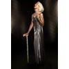 OrthoGlam “Silver Screen” Lightweight Crystal Rhinestone Bedazzled Fashion Cane -