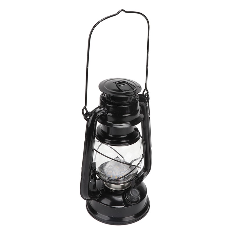 Vintage Camping Lantern 24h Battery Life USB Charging Detachable Lampshade