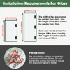Glass Cabinet Door Hinges, 304 Stainless Steel, Hydraulic Soft Close,