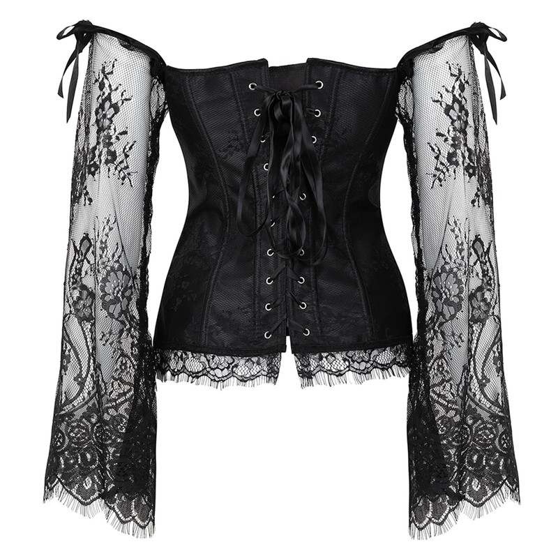 Zhitunemi Corset Tops For Women Renaissance: Womens Halloween Costume Corset