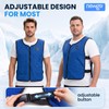 NEWGO Cooling Vest for Men& Women, 4 PCS Ice Packs