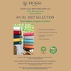 Ross Organic Cotton Hand Towel Selection Turquoise 50 x 100