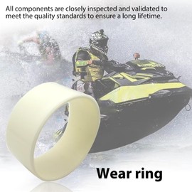 159 mm White Wear Ring 267000105 267000372 for SeaDoo 4-Tec RXPX RXTX GTX 215 230 255 UPGRADED