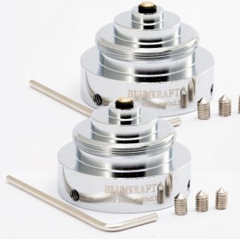 BLUMKRAFT 2 x Radiator Adapter Compatible with Danfoss RAV 34mm to M30x1.5 for Thermostat/Thermostat Head M30 x 1.5 Male