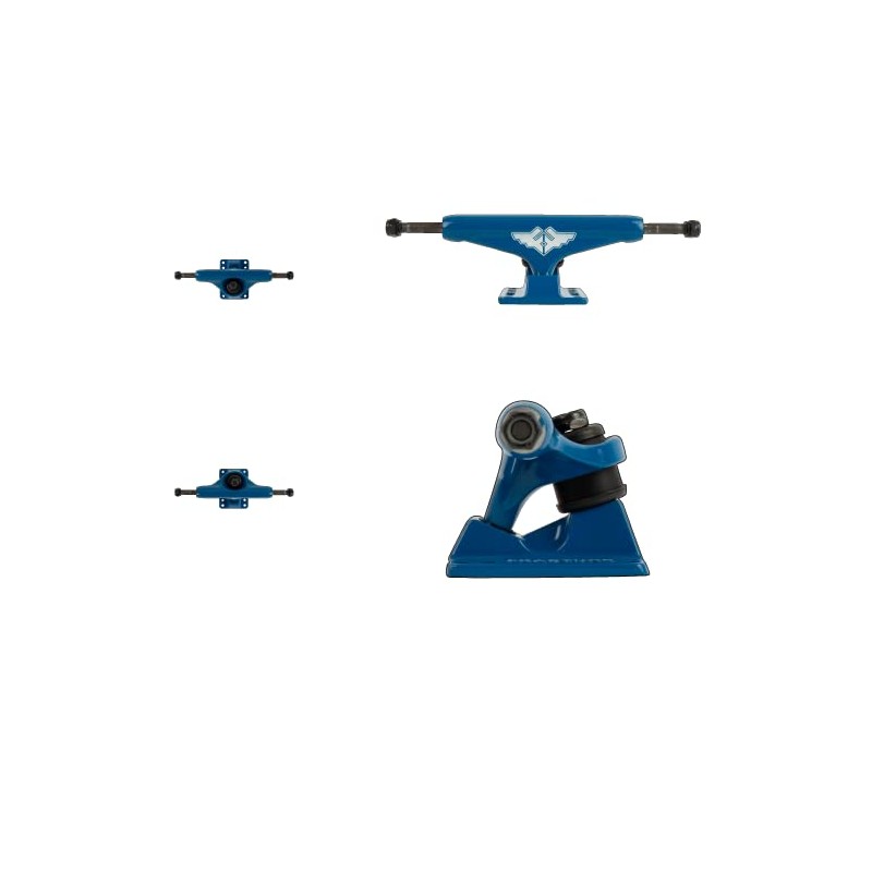 Fracture Wings V2 Skateboard Trucks - Blue