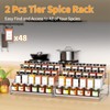 BOIVSHI 4 Tier Spice Rack Organizer for Cabinet, Spice Rack