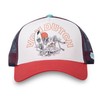 Von Dutch Unisex Surf Trucker Adjustable Snapback Cap White Red
