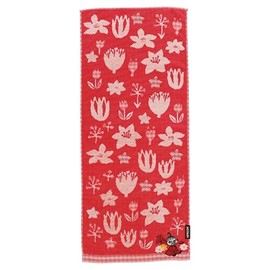 Marushin Moomin 1405047200 Face Towel, Little My and Flowers, Scandinavia, Moomin Valley, Stylish, Cute, Face Towel, Bath Towel, Long, Cotton
