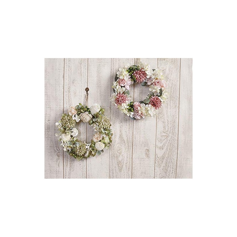 KI Japan 163169 WH Antique Wreath, φ9.1 x 2.6 inches