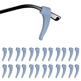 HARFINGTON 12 Pairs Anti-Slip Glasses Ear Grip Silicone Elastic Ear Hook Eyewear Retainer Eyeglass Temple Tips Sleeve Retainer for Eyewear Glasses Sunglasses Sports Eyeglasses, Haze Blue