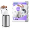 XUXRUS 8L Bin Liners with Drawstring Rubbish Bags Small Handles