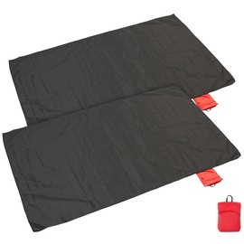 PEARL Blanket: Set of 2 Mini Picnic Blankets 70 x 110 cm Small Pack Size 55g (Camping Seat Pads, Mini Picnic Beach Mats, Waterproof Bags)