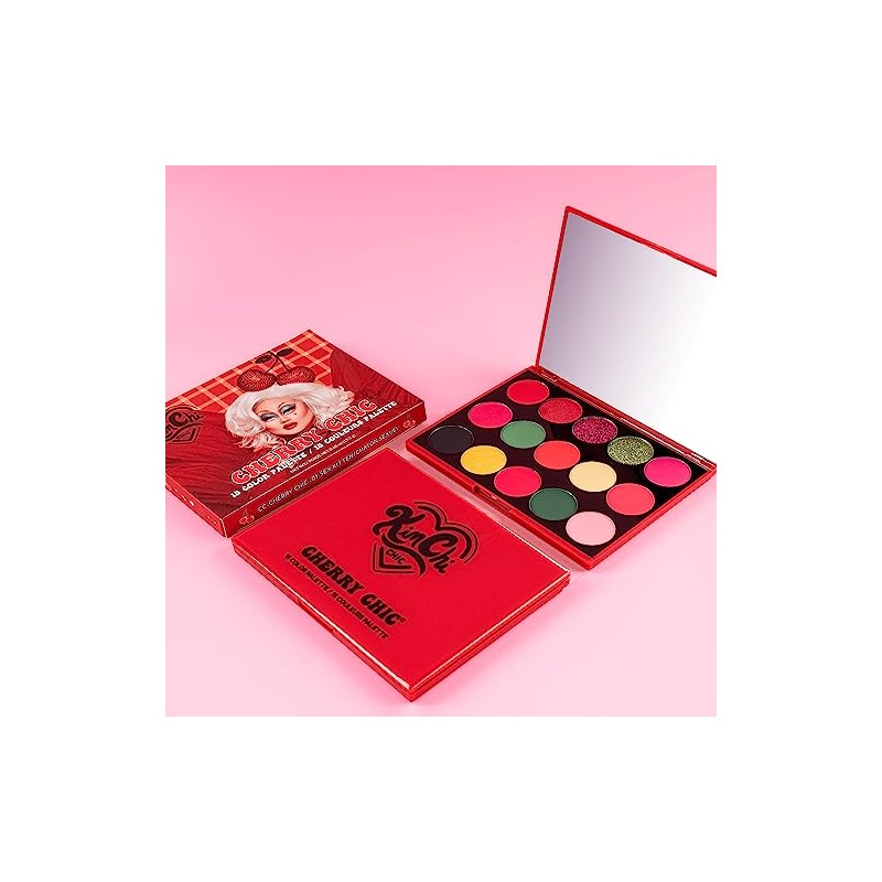Kimchi Chic, Paleta de sombras 15 tonos en mate, satinado