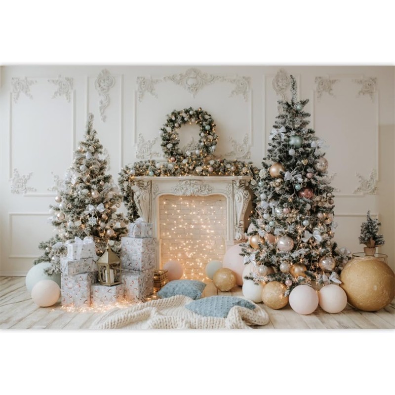 Christmas Photo Background, Christmas Background for Photography, Christmas Scene with