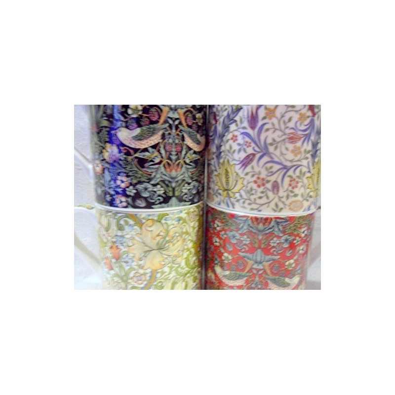 Set of 4 Extra Large China Mugs in Vintage William